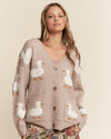 Fuzzy Duck Cardigan