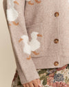 Fuzzy Duck Cardigan