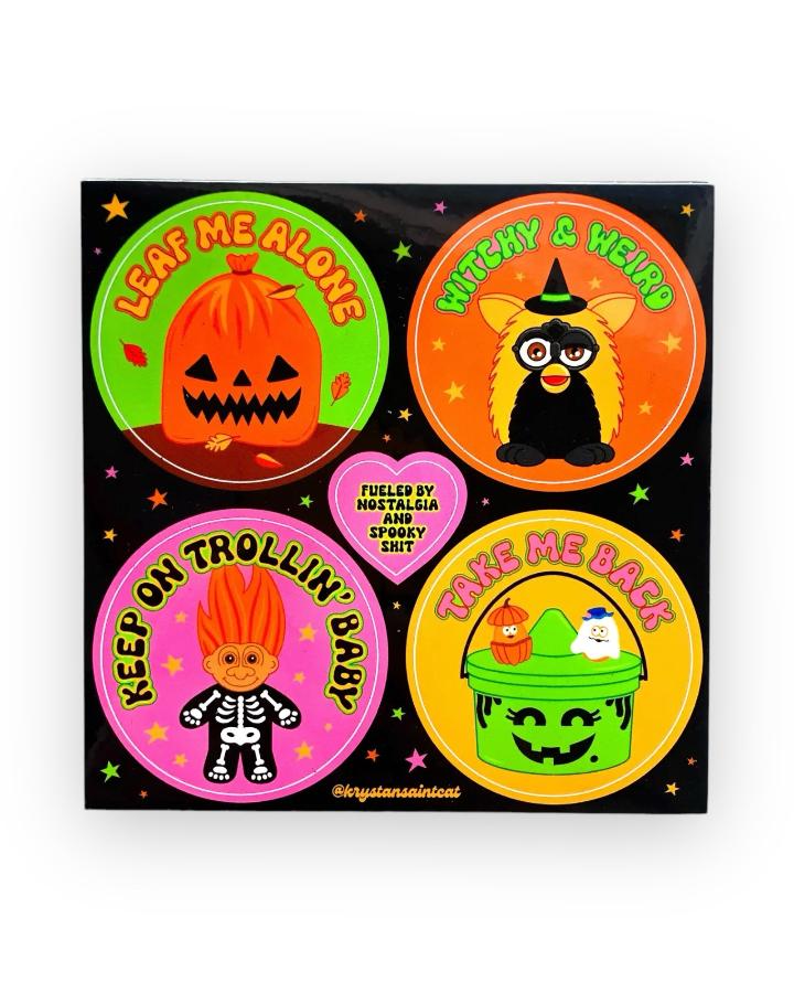 Nostalgia Halloween Vinyl Sticker Sheet