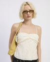 Ivory Summer Sequin Top