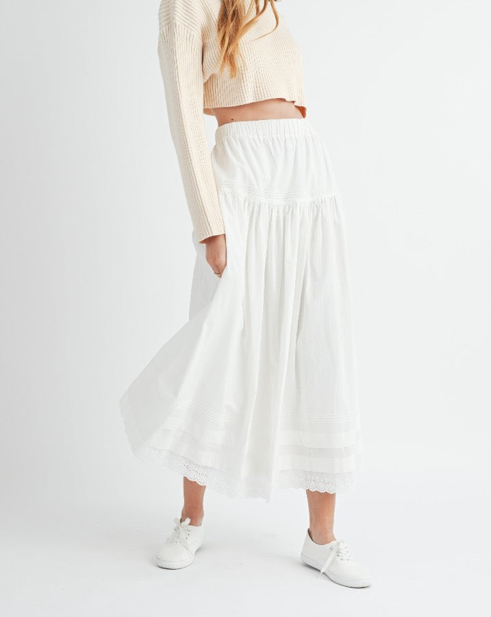 Junie Eyelet Skirt