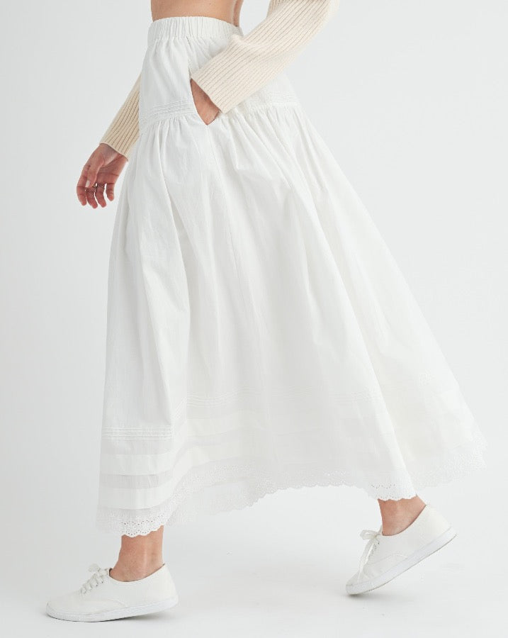 Junie Eyelet Skirt