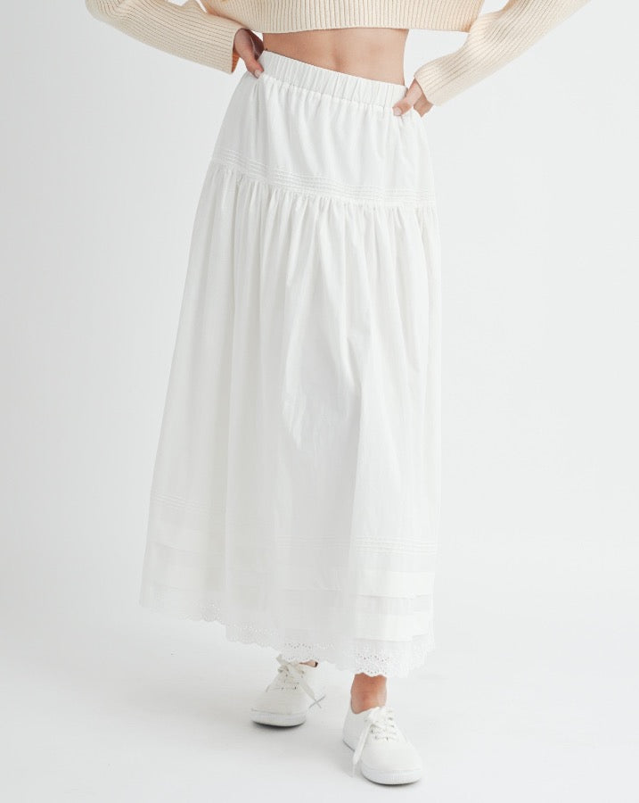 Junie Eyelet Skirt