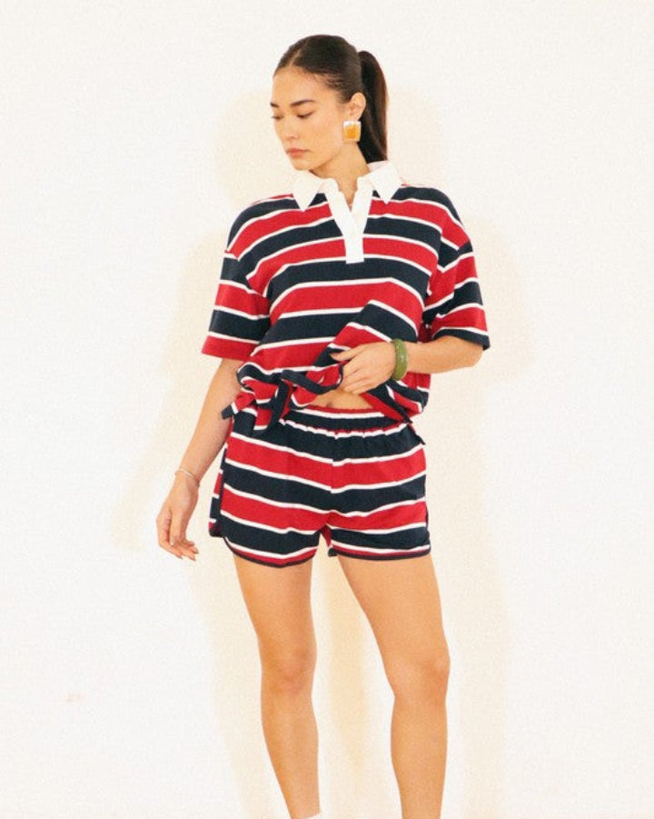 Nautical Striped Rugby Top