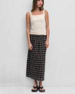 Blue Plaid Frances Skirt