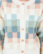 Pastel Check Cardigan