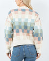 Pastel Check Cardigan