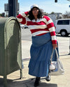 Red Rugby Stripe Sweater