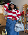 Red Rugby Stripe Sweater