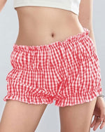 Red Gingham Ruffle Bloomers