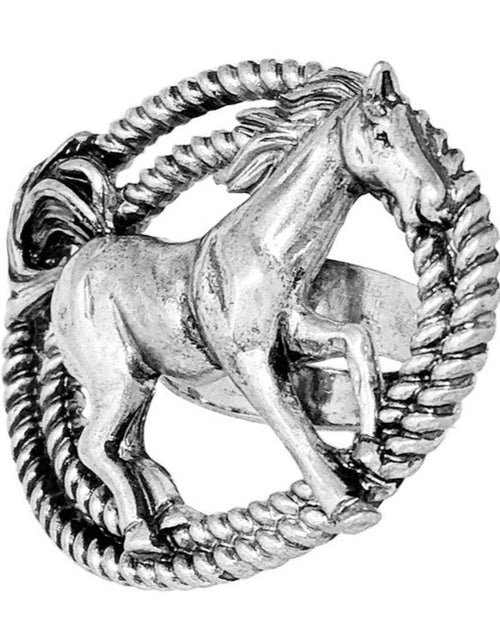 Horse Scarf Cuff Ring