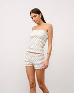Polka Dot Smocked Tube Top