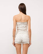 Polka Dot Smocked Tube Top
