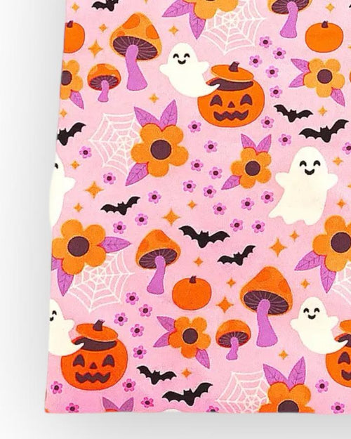 Floral Halloween Zipper Pouch