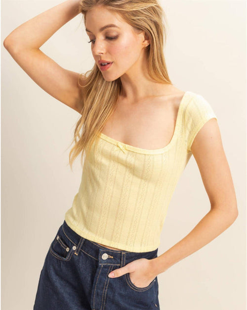 Butter Square Neck Top