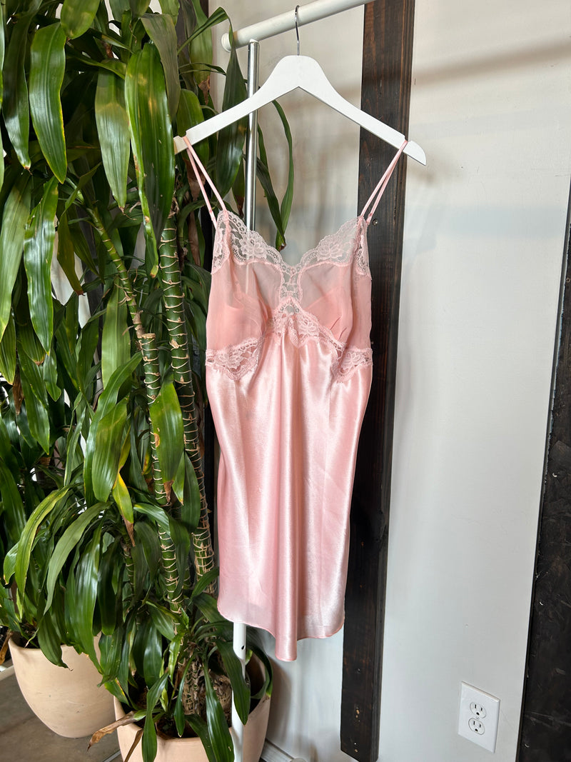 Vintage Victoria's Secret Pink Slip Dress