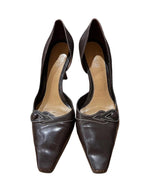 Vintage Chocolate Pointed Toe Heels