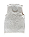 Vintage Ivory Sweater Vest