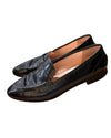 Vintage Black Leather Loafers