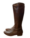 Vintage Brown Studded Boots