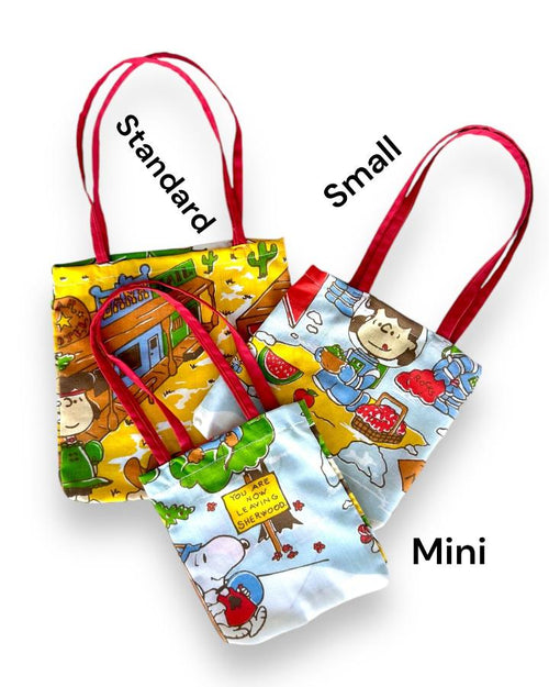 Vintage Re-Worked Snoopy Tote Bag