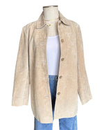 Vintage Vanilla Suede Coat