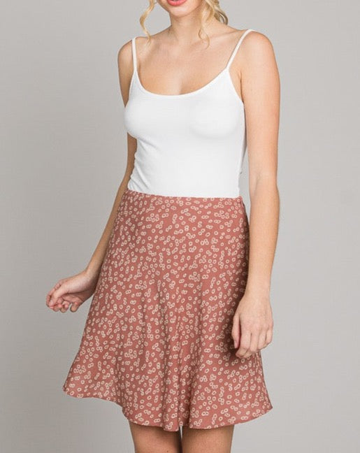 Blush Floral Skirt