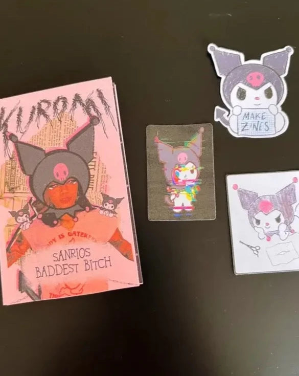 Kuromi Fanzine + Sticker Pack