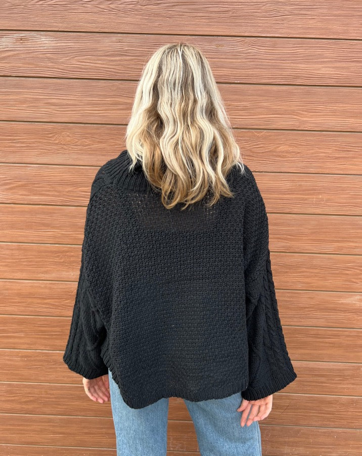 Black Telluride Sweater