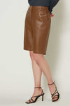 Vegan Leather Shorts
