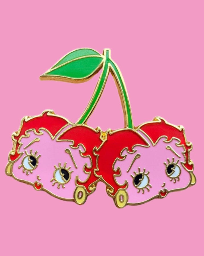 Bobby Pins Co - Betty Boop cherry enamel pin