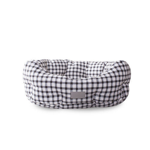 PAINTED GINGHAM SMALL ROUND CUDDLER